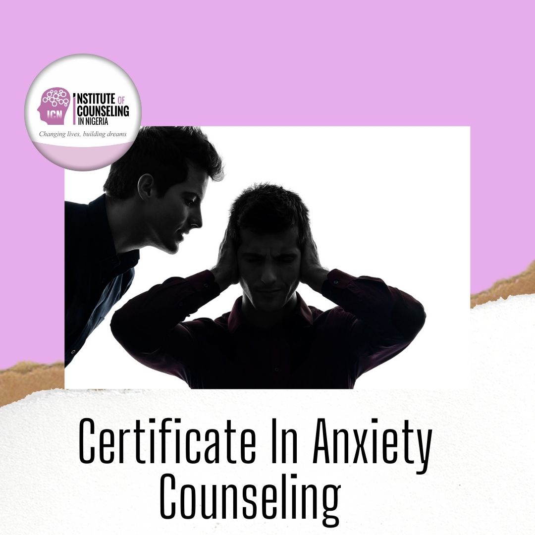 CERTIFICATE IN ANXIETY COUNSELING