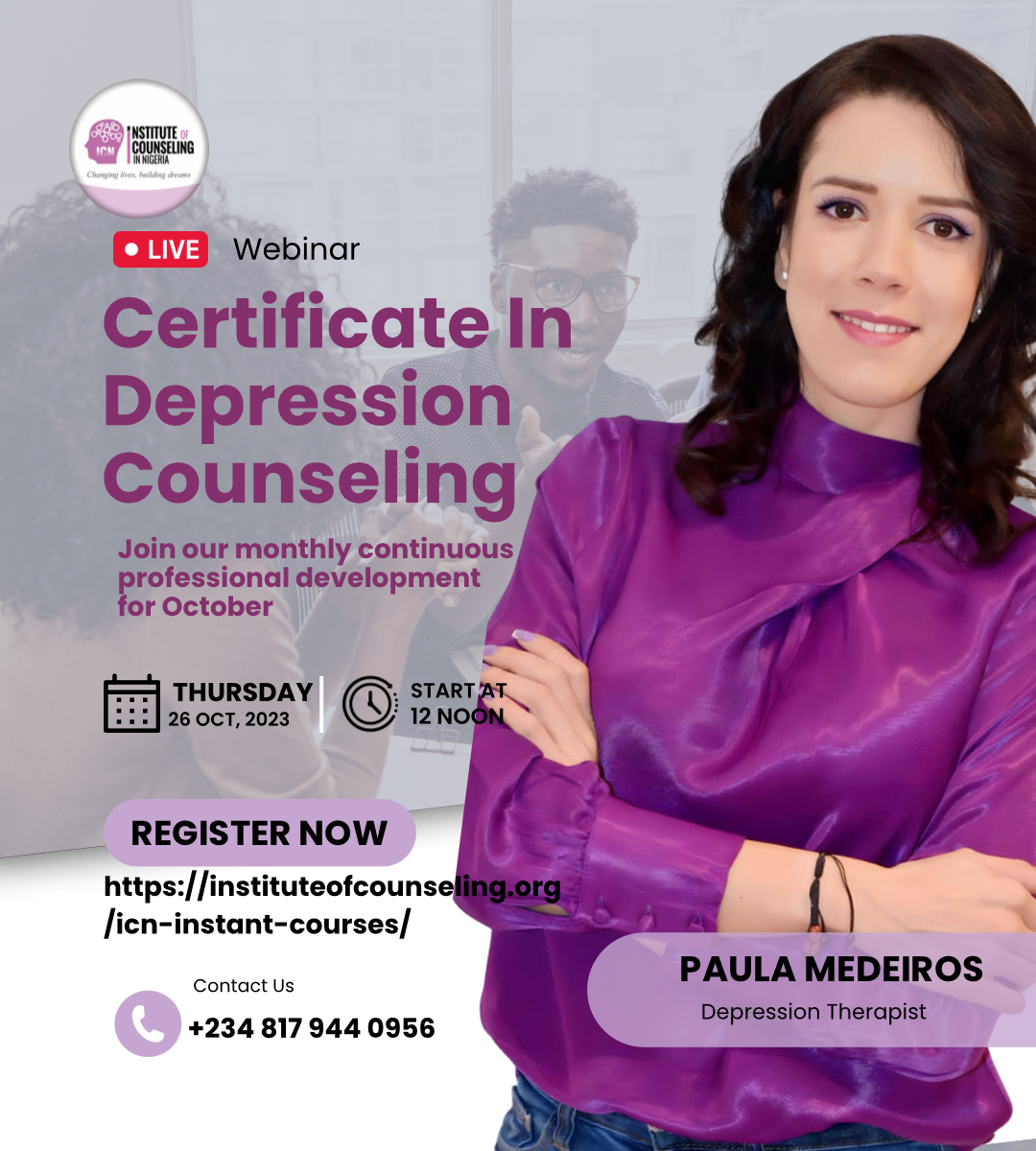 Certificate In Professional Skills In Depression Therapy (CPD)